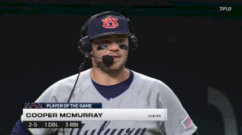 Cooper McMurray Hits An RBI Triple & Auburn Baseball Puts Up 13 Over Ohio State