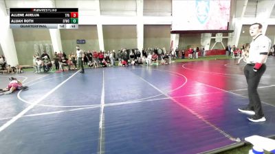 62 lbs Quarterfinal - Alijah Roth, Salt Flats Wrestling Club vs Allene Auelua, Team Pride Academy