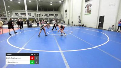 128 lbs Rr Rnd 1 - Gavin McCauley, Penn Manor vs Tyler Pagano, Hatboro-Horsham Wrestling Club