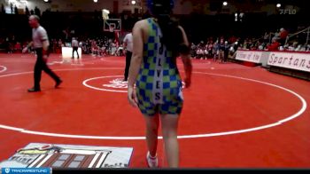 145 lbs Champ. Round 1 - Emmanuel Akpadjia, Pike vs Jessica Martinez, Providence Cristo Rey