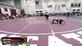 152 lbs Champ. Round 2 - Rose Sharp, Elko vs Marli Lind, Baker