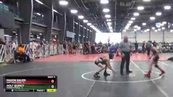 84 lbs Round 2 (6 Team) - Holt Quincy, Morris Fitness vs Mason Bauer, East Coast Elite