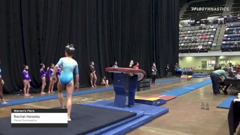 Rachel Hensley - Women's Pairs, Planet Gymnastics - 2021 Women's Xcel Region 4 Championships