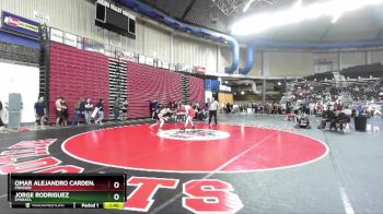 2A 126 lbs Quarterfinal - Omar Alejandro Cardenas, Prosser vs Jorge Rodriguez, Ephrata