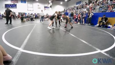 100 lbs Rr Rnd 1 - Romeo Wynn, El Reno Wrestling Club vs Zadayah Adams, Lone Grove Takedown Club