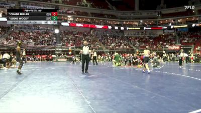 3A-106 lbs Quarterfinal - Eddie Woody, Southeast Polk vs Chase Miller, Cedar Falls