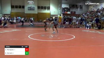 120 lbs Round Of 32 - Zack Karagias, Nc vs Ethan Darwin, Sc