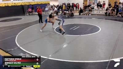 165 lbs Cons. Round 4 - Matthew Steele, North Valley RTC vs Enrique Galvez, CWC