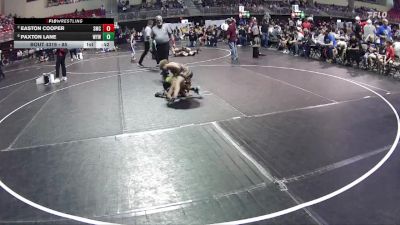 85 lbs Cons. Round 4 - Paxton Lane, Wolverine Youth Wrestling vs Easton Cooper, Syracuse Mat Club