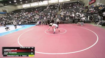 153 lbs Champ. Round 2 - Joseph Naylor, West Jordan vs Ojus Mahkewa, Union