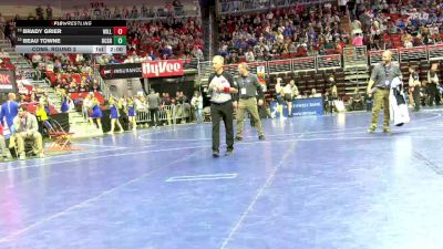 2A-157 lbs Cons. Round 2 - Beau Towne, BCLUW-SH vs Brady Grier, Williamsburg