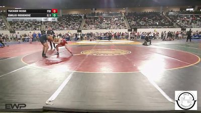 138 lbs Consi Of 32 #1 - Tucker Rose, Pryor Tigers Wrestling vs Emilio Resendiz, El Reno