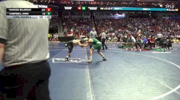 3A-165 lbs Cons. Round 5 - Campbell Janis, Iowa City, West vs Dokken Biladeau, Southeast Polk