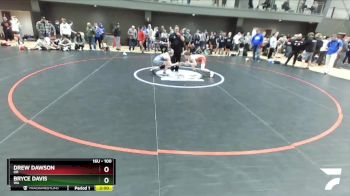 100 lbs Champ. Round 1 - Drew Dawson, OR vs Bryce Davis, WA