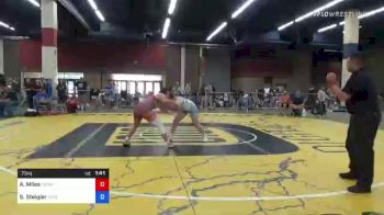 73 kg Consi Of 8 #1 - Abbie Miles, Team Pennsylvania vs Stella Steigler, Virginia Assassins Wrestling Club