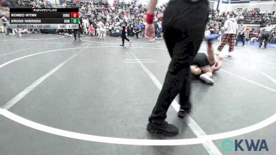 120 lbs Rr Rnd 2 - Romeo Wynn, El Reno Wrestling Club vs Kross Iwersen, Team Nomad