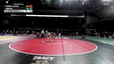 110 lbs Cons. Round 3 - Isabella Alcala, Escalon vs Aris Fry, Dixon