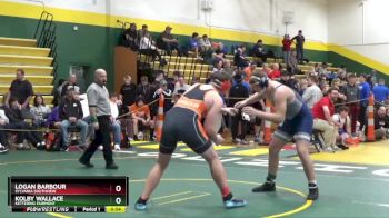 215 lbs Cons. Round 2 - Kolby Wallace, Kettering Fairmont vs Logan Barbour, Sylvania Southview