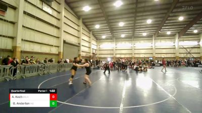 180+ Quarterfinal - Brooklyn Anderton, Independent vs Ameris Koch, Bear River Junior High Wrestling Club