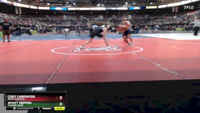 98 lbs Cons. Round 6 - Cody Carpenter, Rocky Mountain vs Wyatt Meppen, Thunder Ridge