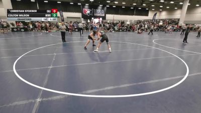 165 lbs Quarters - Christian Stoeber, California vs Colton Wilson, MN Elite Wrestling Club