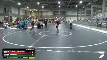 175 lbs Cons. Round 2 - Chance James Johnson, Maize vs Caleb Hanson, Con-Kids