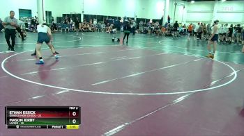 165 lbs Round 7 (10 Team) - Mason Kirby, Lapeer vs Ethan Essick, Oswego High School