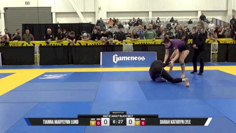 Sarah Kathryn Lyle vs Tianna Marylynn Lund 2025 World IBJJF Jiu-Jitsu No-Gi Championship
