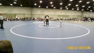 40 lbs Rr Rnd 3 - Harper Davis, Mat Union Misfits K-6 vs Jociana Martinez, SOTM OK K-6 2
