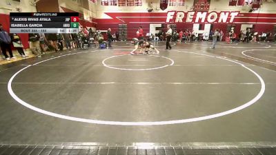 155 lbs Quarterfinal - Isabella Garcia, Angelo Rodriguez vs Alexis Rivas Ayala, John H Pitman