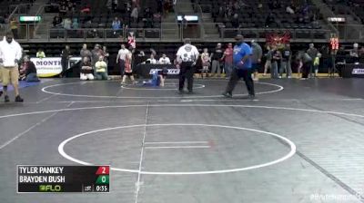 92 3rd Place - Brayden Bush, Mo vs Tyler Pankey, KS