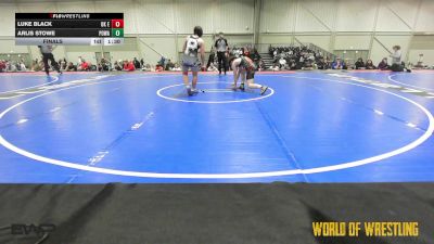 160 lbs Final - Luke Black, OK Elite 12U 1 vs Arlis Stowe, POWA 12U