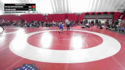 USA Junior Boys - 132 lbs Cons. Round 2 - Rylan Dutton/Evans, Wisconsin vs Jacob Allen, Lodi High School Wrestling