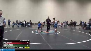 141 lbs Placement Matches (16 Team) - Luis Bazan, CFWAXLHP vs Misha Arbos, South Dade Gladiators