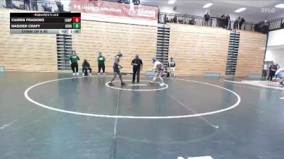 144 lbs Consi Of 8 #2 - Caiden Fradono, Lumpkin County High School Wrestling vs Naszier Craft, Georgia