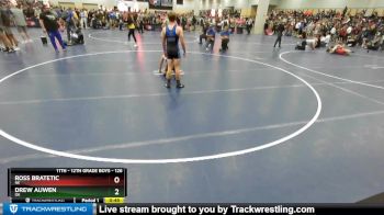 126 lbs Cons. Round 3 - Drew Auwen, OK vs Ross Bratetic, NE