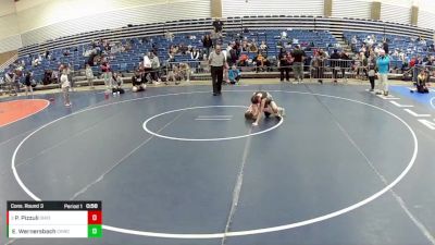 14U Girls - 80 lbs Cons. Round 3 - Payton Pizzuli, Ohio vs Esther Wernersbach, Central Kentucky Wrestling Club