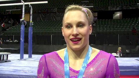 Brenna Dowell On Confidence With New Bar Routine (USA) - 2016 Pac Rims Team & AA Final