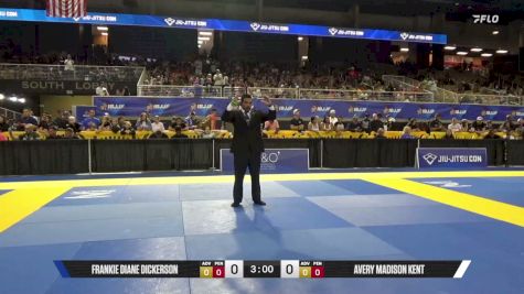 Frankie Diane Dickerson vs Avery Madison Kent 2026 Pan Kids Jiu-Jitsu IBJJF Championship