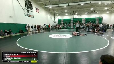 144D Round 1 - Damien Duran, Riverton vs Benjamin Snyder, Wind River