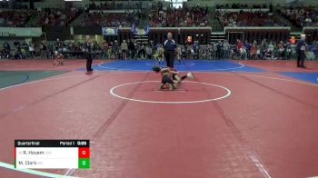 66 lbs Quarterfinal - Ryder Hoyem, Lockwood Wrestling Club vs Maximus Clark, Williston Coyotes