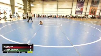 52 lbs Rd# 5- 3:45pm Friday Final Pool - Cooper Emerson, Oklahoma Outlaws Blue vs Rocky Ruiz, Cali Red