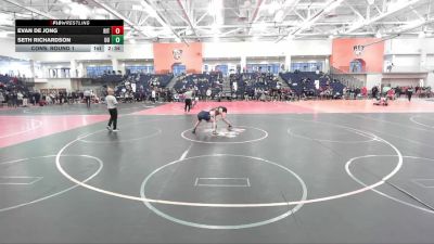 174 lbs Cons. Round 1 - Seth Richardson, Utica vs Evan De Jong, RIT