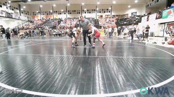 92 lbs Semifinal - Isaac Emerald, Raw Wrestling Club vs Crew Card, Tulsa Blue T Panthers