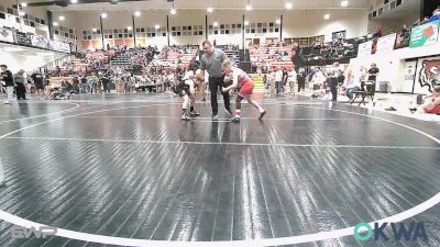 92 lbs Semifinal - Isaac Emerald, Raw Wrestling Club vs Crew Card, Tulsa Blue T Panthers