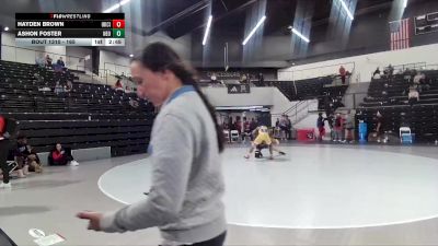 165 lbs Cons. Round 4 - Hayden Brown, Oklahoma City vs Ashon Foster, Northeastern Oklahoma
