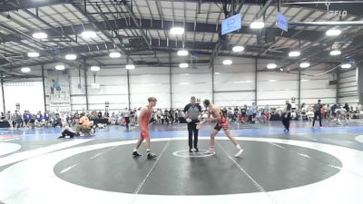 126 lbs Rr Rnd 1 - Gavin Ghersi, MF Army Orange - HSB vs Caleb Hummel, 4M Power - HSB