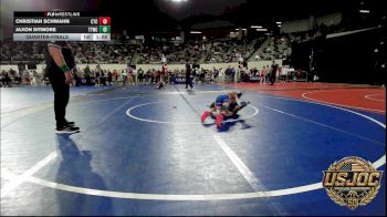 58 lbs Quarterfinal - Christian Schwahn, Chandler Takedown Club vs Jaxon Ditmore, Team Tulsa Wrestling Club