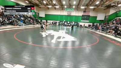 157 lbs Champ. Round 1 - Trevin Beal, Pinedale vs Sergio Cardenas, Worland