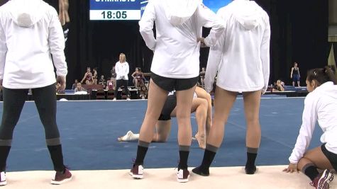 Chayse Capps Just Dazzles On Floor As Always, Oklahoma - NCAAs Training 2016